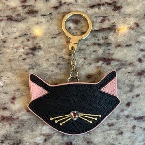 Kate Spade cat keychain